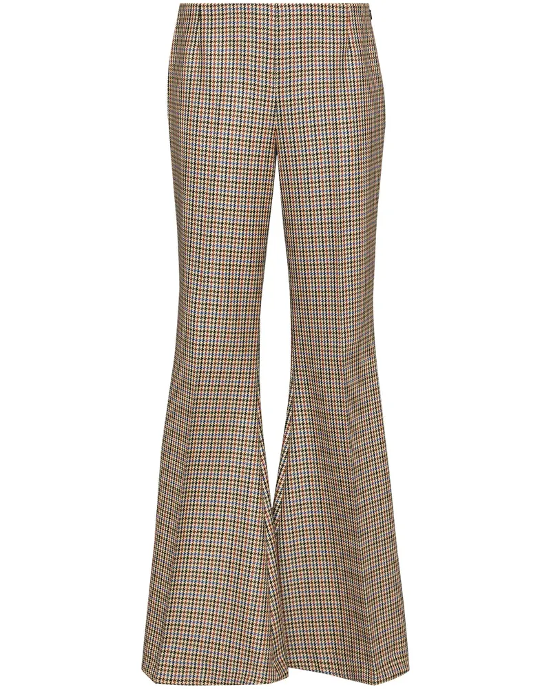 Stella McCartney Hose mit Hahnentrittmuster - Nude Nude