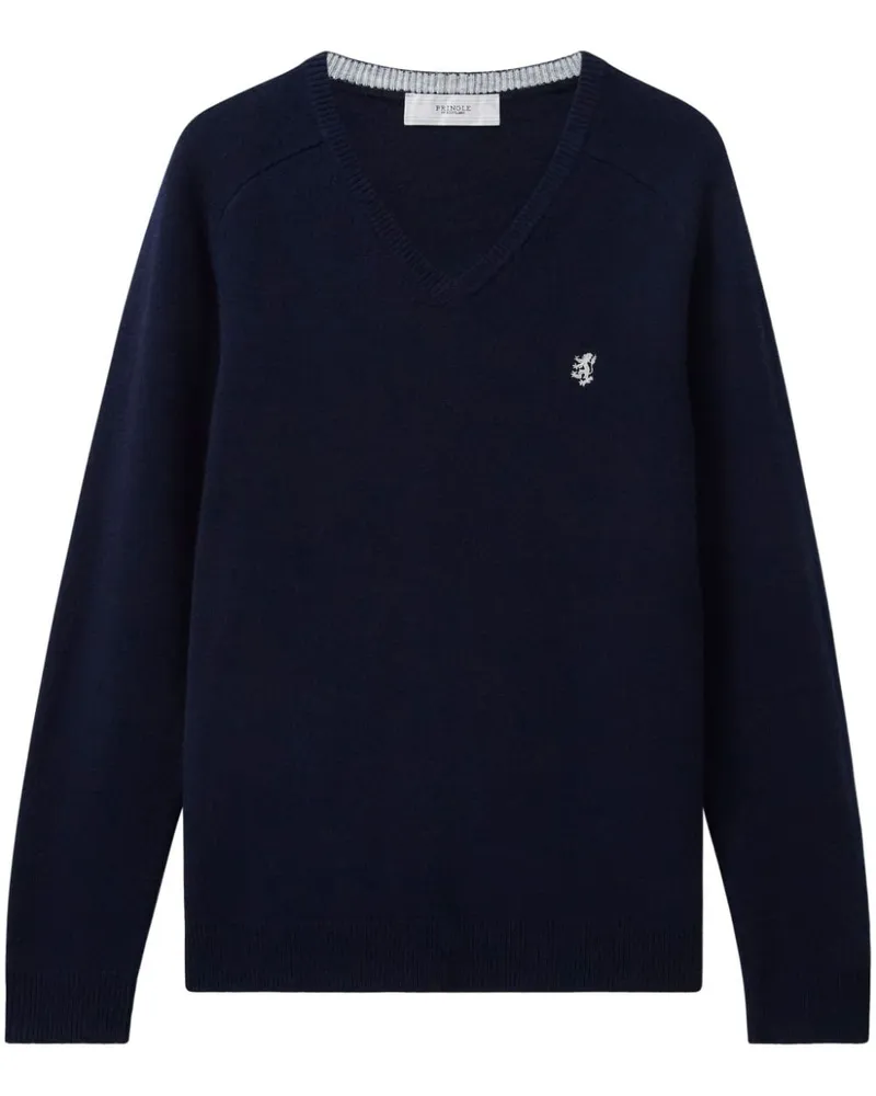 Pringle of Scotland Pullover mit V-Ausschnitt - Blau Blau