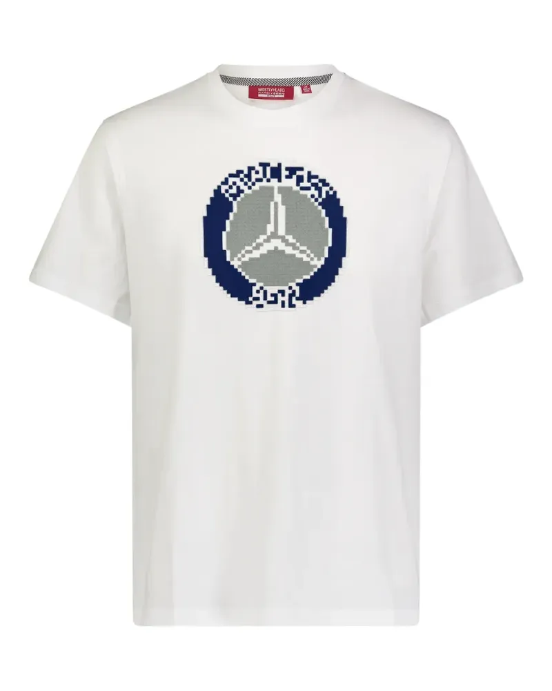 Mostly Heard Rarely Seen T-Shirt mit rundem Ausschnitt - Weiß Weiß