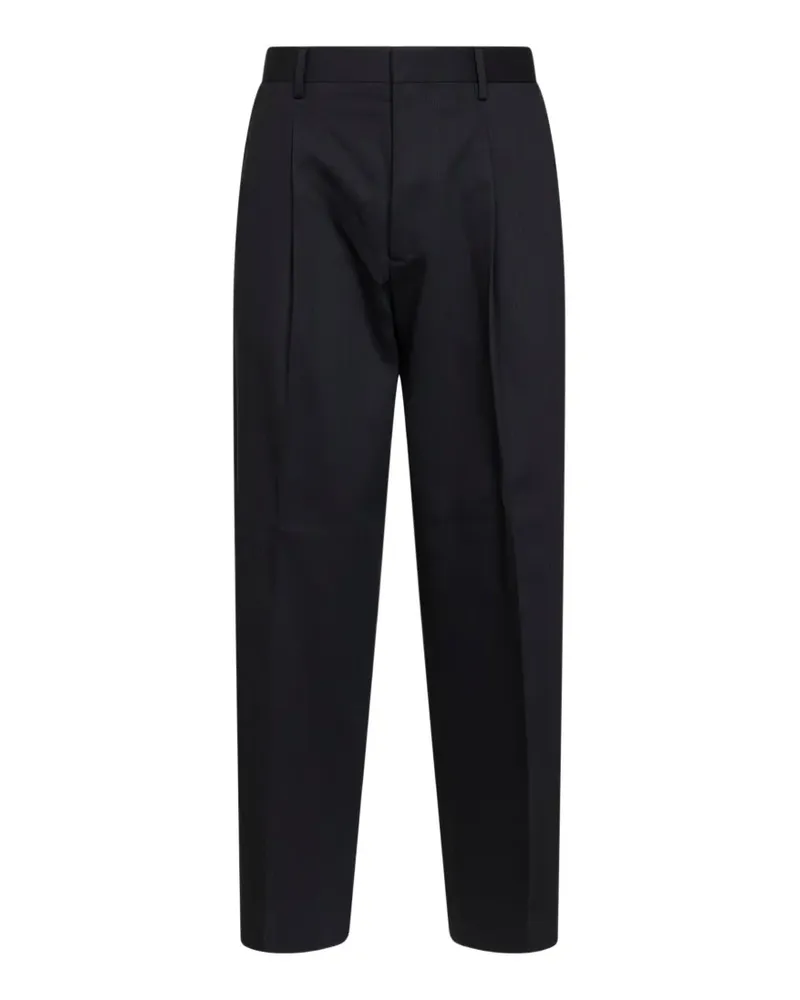 Costumein Tapered-Hose mit Bundfalten - Schwarz Schwarz