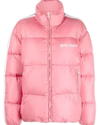 Palm Angels Gefütterte Jacke mit Streifen Rosa