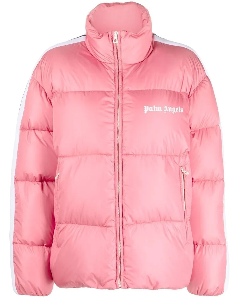 Palm Angels Gefütterte Jacke mit Streifen - Rosa Rosa