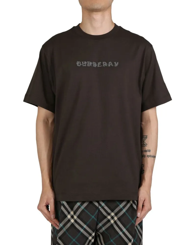 Burberry logo t-shirt - Braun Braun