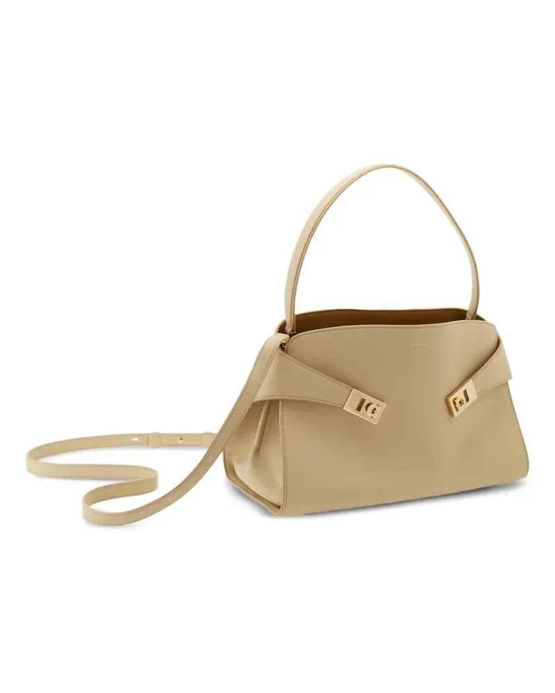 Ferragamo Mittelgroße Hug Soft Schultertasche - Nude Nude