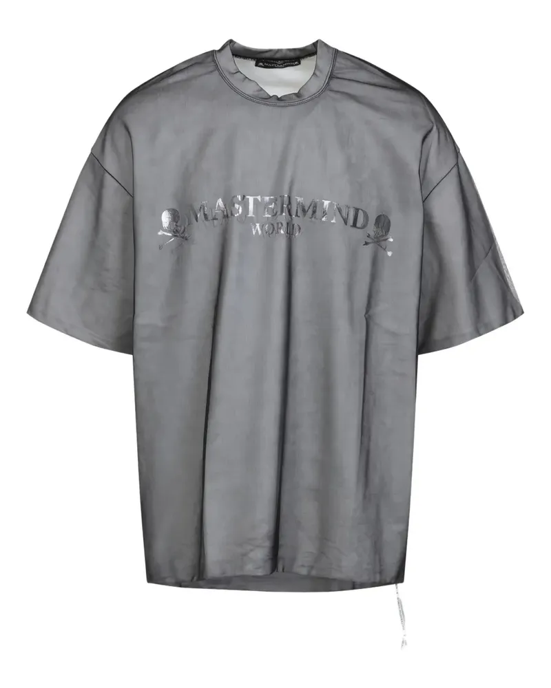 Mastermind World skull-print cotton T-shirt - Grau Grau