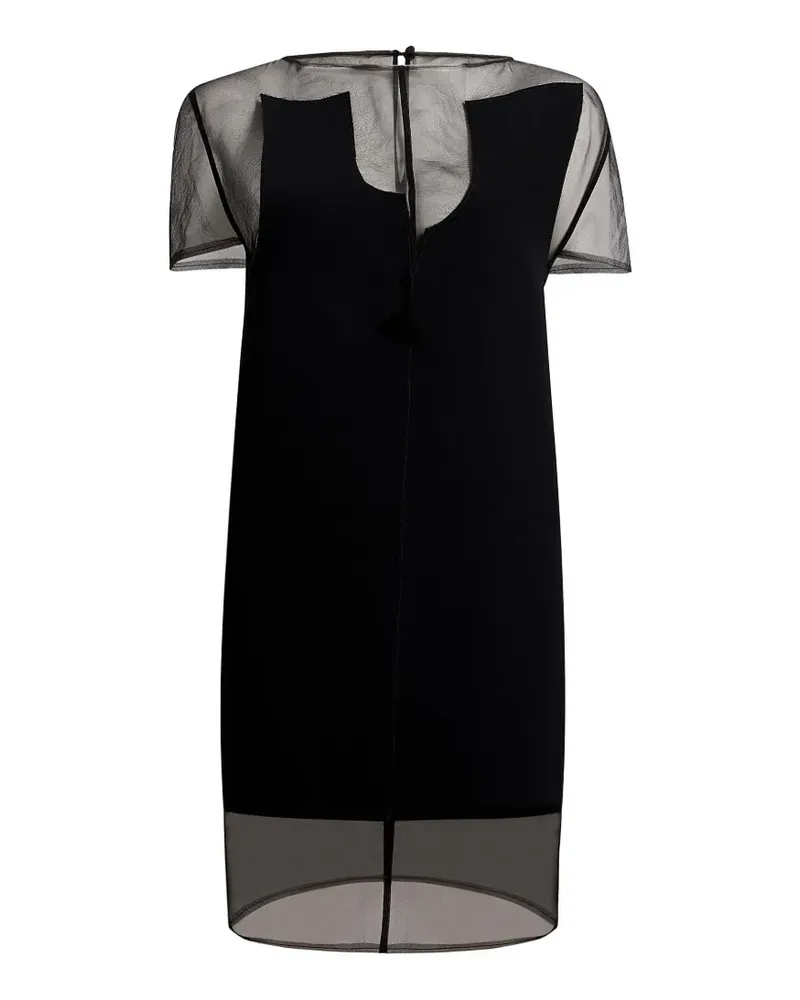 KHAITE Kleid mit Sheer-Effekt - Schwarz Schwarz