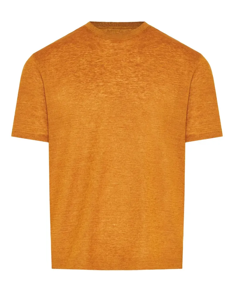 Ermenegildo Zegna Meliertes T-Shirt - Orange Orange