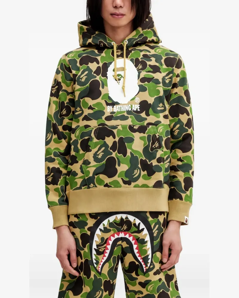 BAPE Hoodie mit Camouflagemuster - Nude Nude