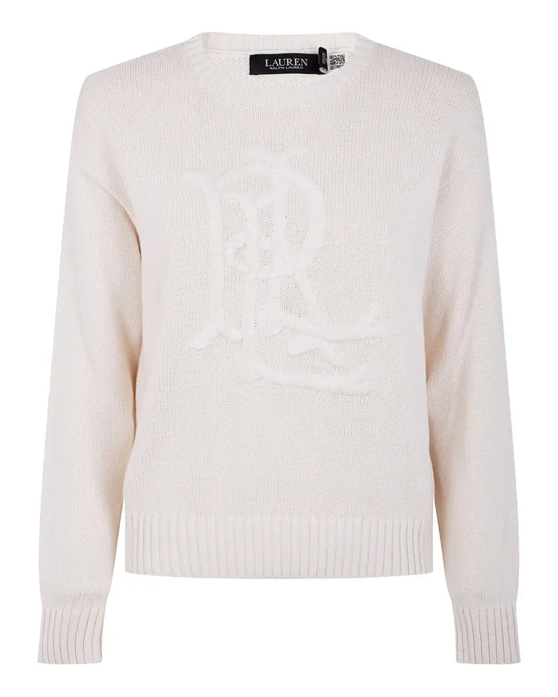 Ralph Lauren Pullover mit Logo-Stickerei - Weiß Weiß