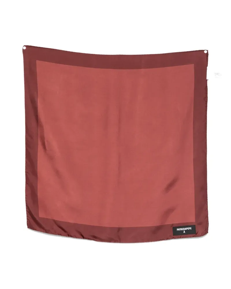 Patrizia Pepe silk scarf - Braun Braun