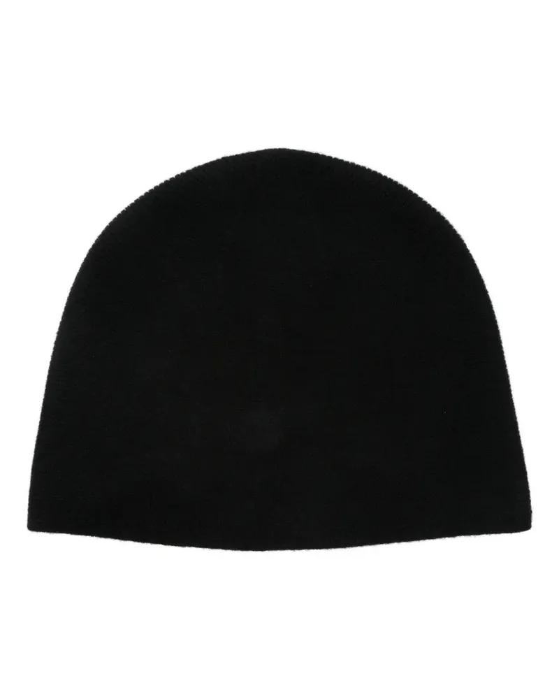 Lisa Yang Gestrickte Birgitte Beanie - Schwarz Schwarz