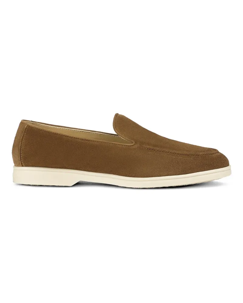 Doucal´s suede loafers - Braun Braun