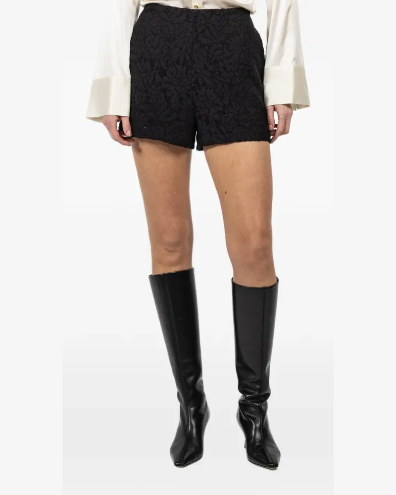 Veronica Beard Yadira lace shorts - Schwarz Schwarz