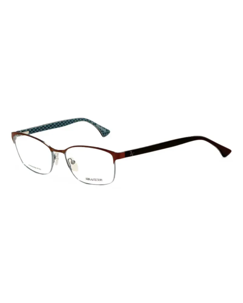 Zadig & Voltaire rectangle-frame glasses - Braun Braun