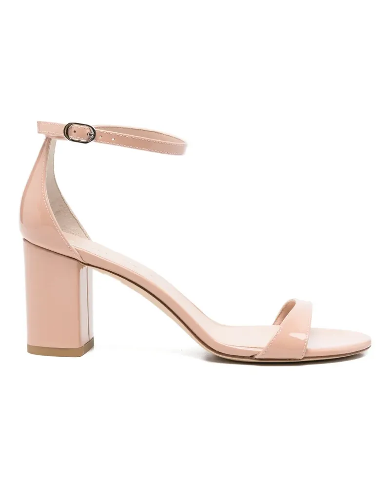 Stuart Weitzman Nudist block-heel sandals - Rosa Rosa