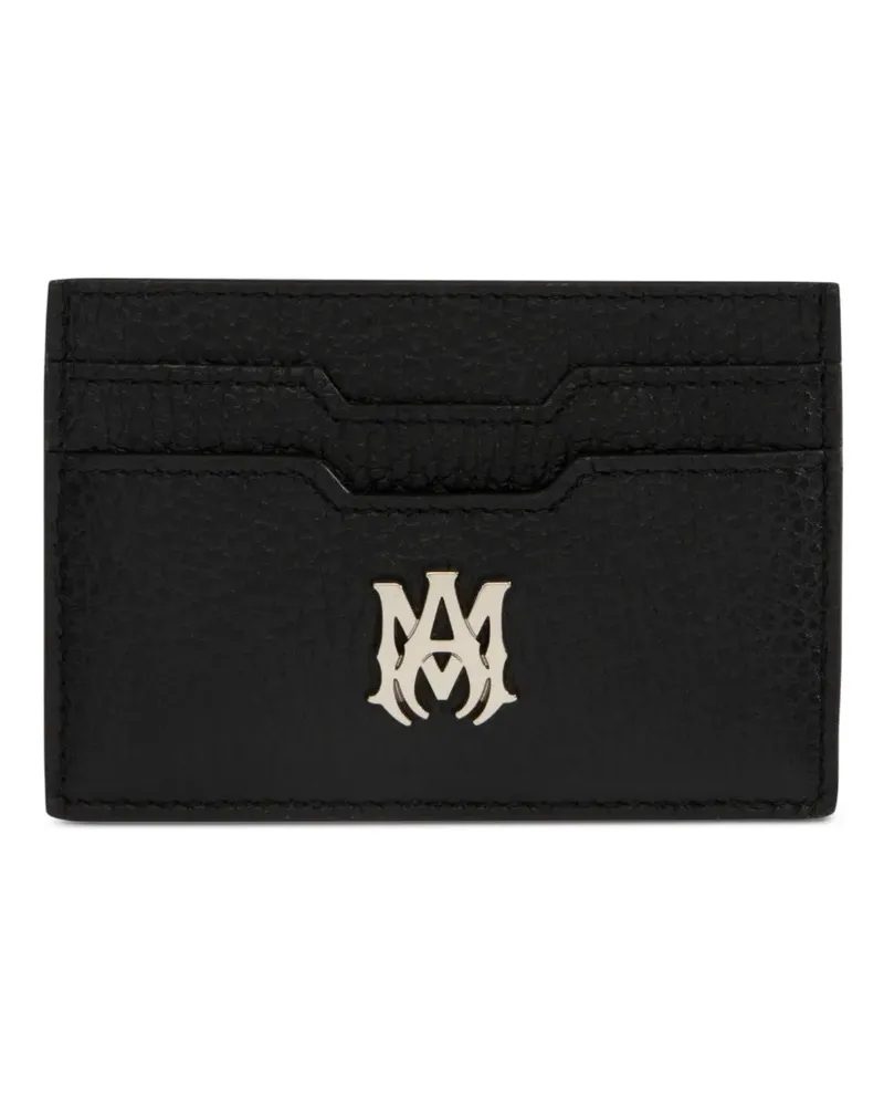 Amiri Kartenetui mit Logo-Stempel - Schwarz Schwarz