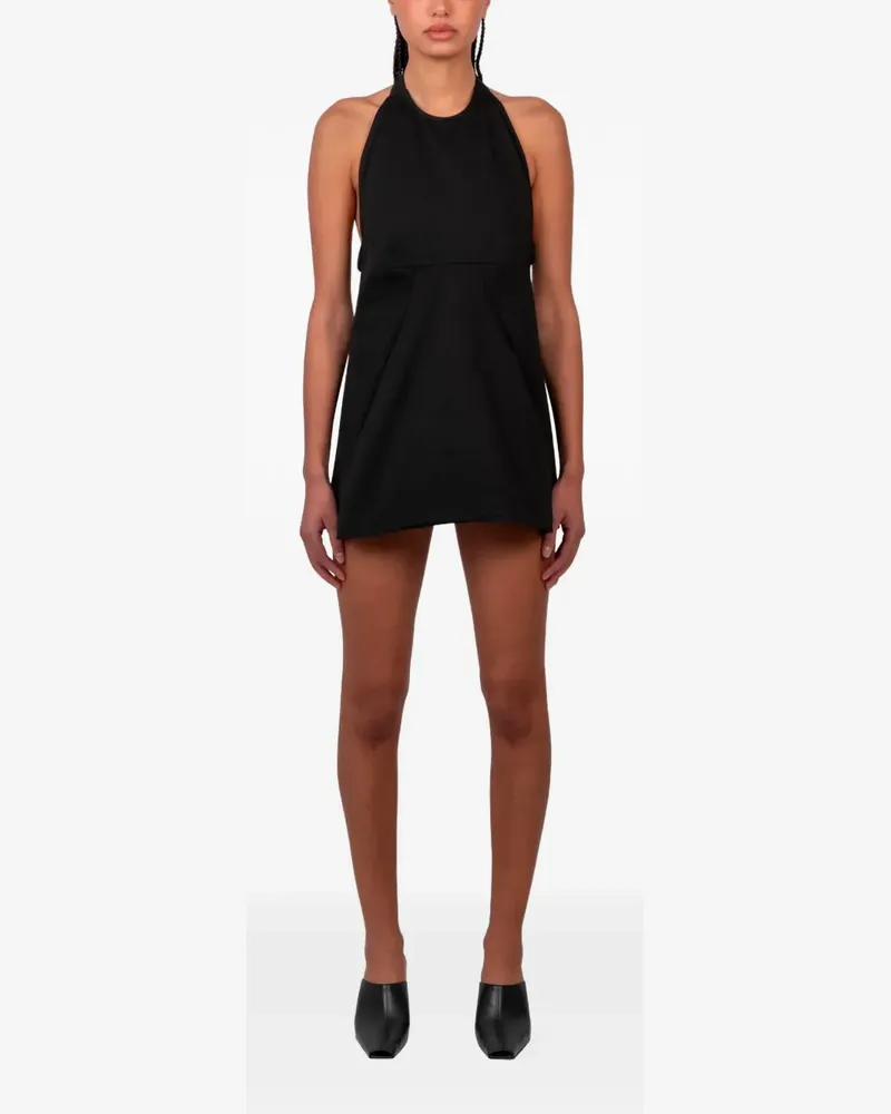 GIMAGUAS Iris halter-neck mini dress - Schwarz Schwarz