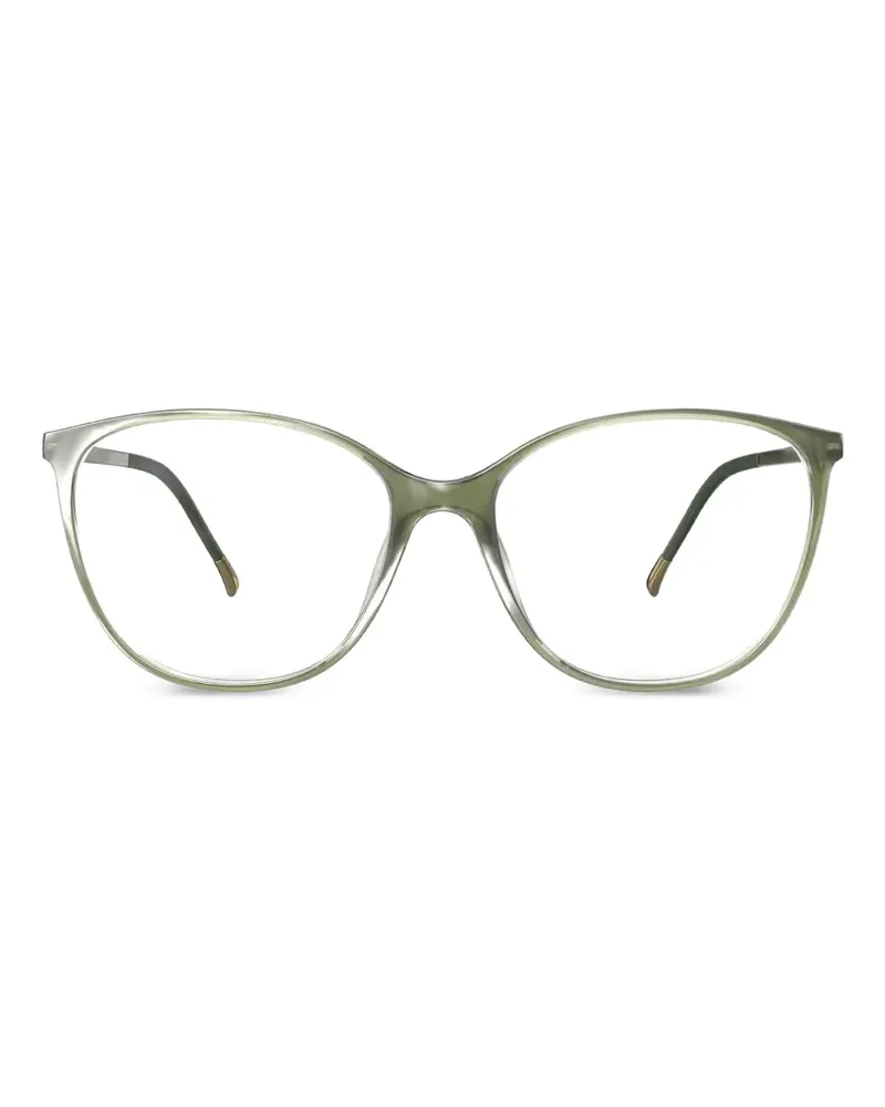 Silhouette SPX Illusion cat-eye frame glasses - Grün Grün