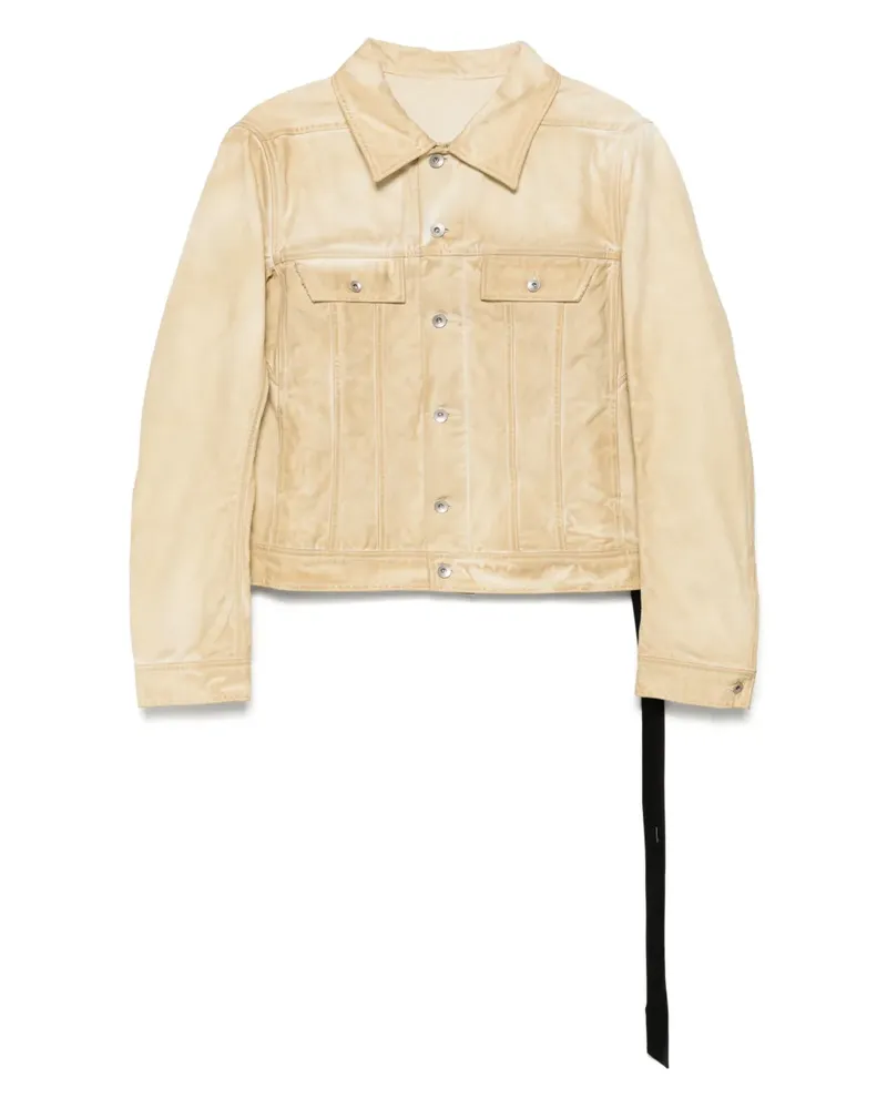 DRKSHDW by Rick Owens Trucker Jacke - Nude Nude