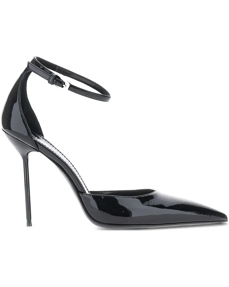 Paris Texas Lidia Pumps aus Lackleder 105mm - Schwarz Schwarz