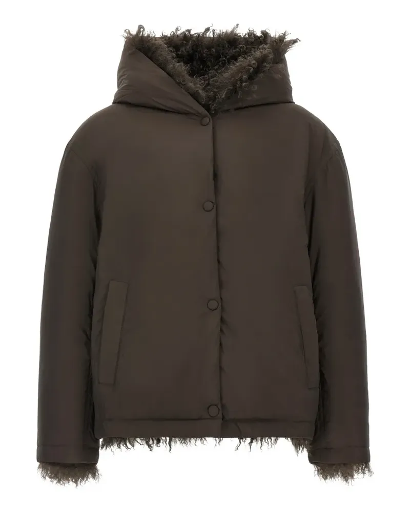 Yves Salomon Wendbare Pelzjacke - Braun Braun