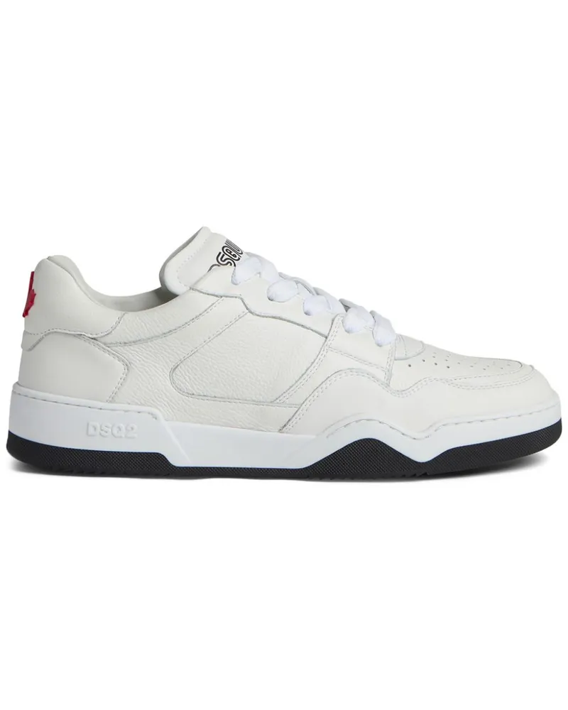 Dsquared2 Perforierte Sneakers - Weiß Weiß
