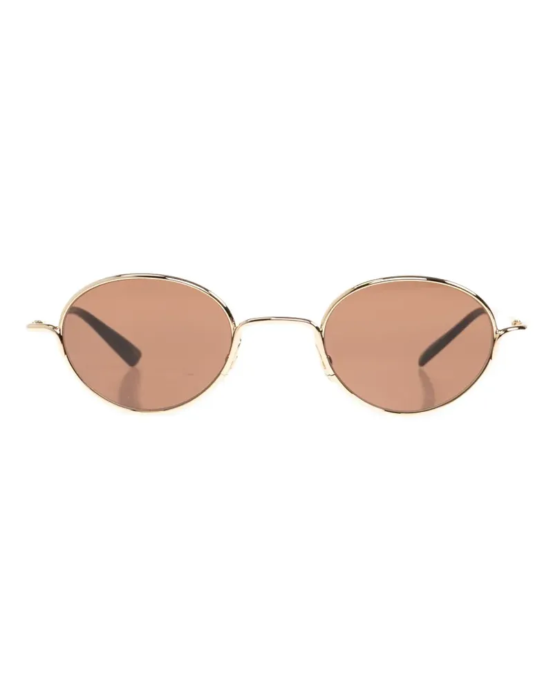 Alexander McQueen round-frame sunglasses - Gold Gold