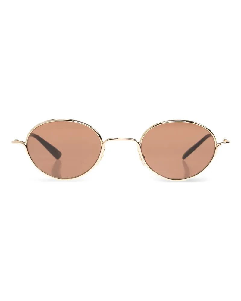 Alexander McQueen round-frame sunglasses - Gold Gold