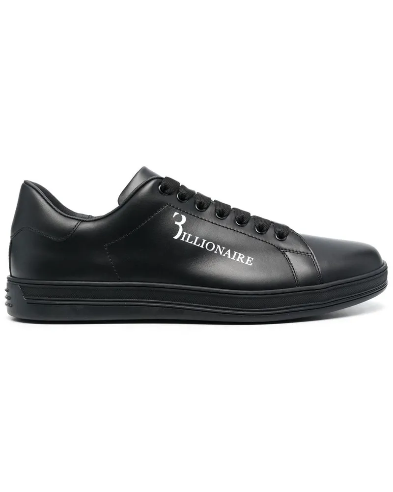 Billionaire Sneakers mit Logo-Print - Schwarz Schwarz