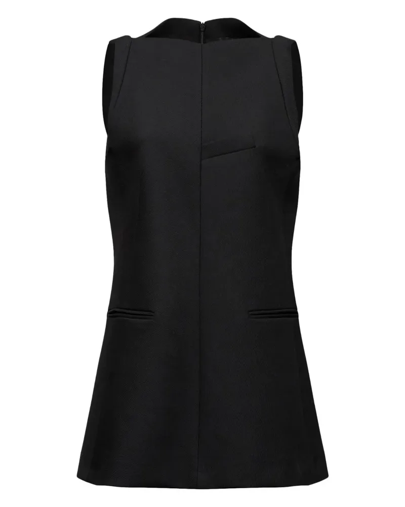 Maison Margiela Ärmelloses Minikleid - Schwarz Schwarz