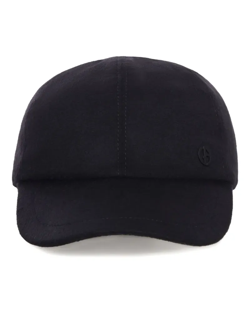 Giorgio Armani Baseballkappe mit Logo - Schwarz Schwarz