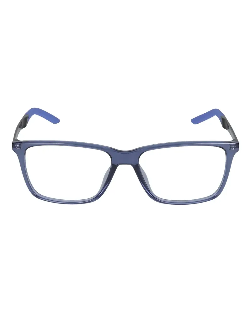 Nike rectangle-frame glasses - Blau Blau
