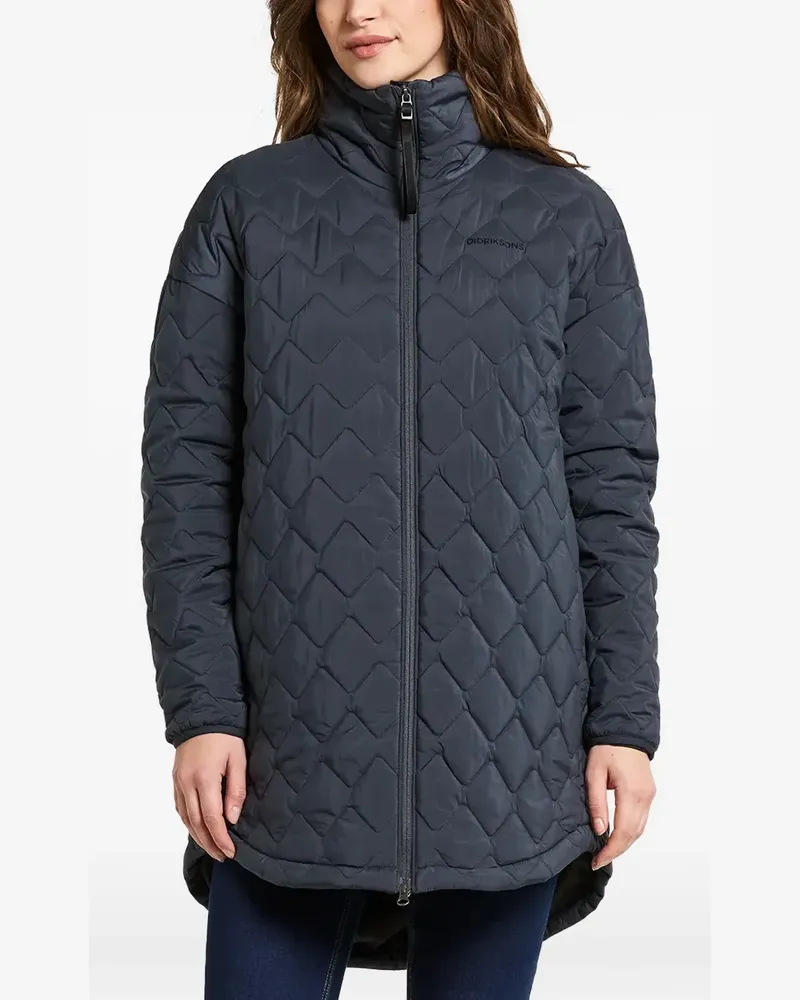 Didriksons 1913 Nima quilted high-neck jacket - Blau Blau