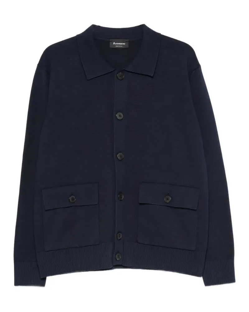 Arovescio buttoned cardigan - Blau Blau