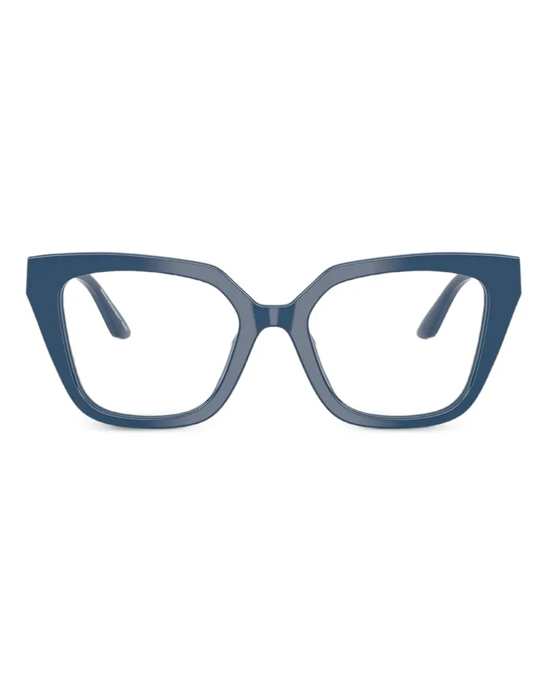 Emporio Armani Brille mit Logo-Detail - Blau Blau
