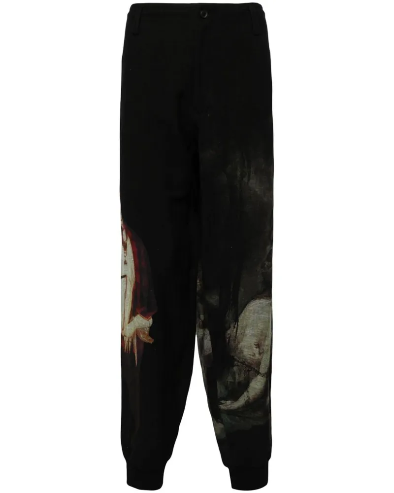 Yohji Yamamoto A Nightmare Tapered-Hose - Schwarz Schwarz