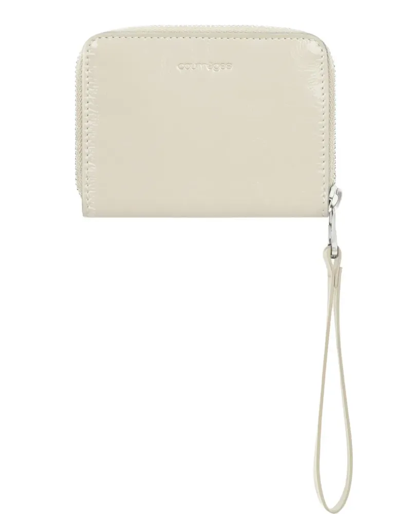Courrèges Portemonnaie mit Reißverschluss - Nude Nude