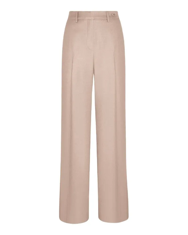 Kiton Hose mit weitem Bein - Nude Nude