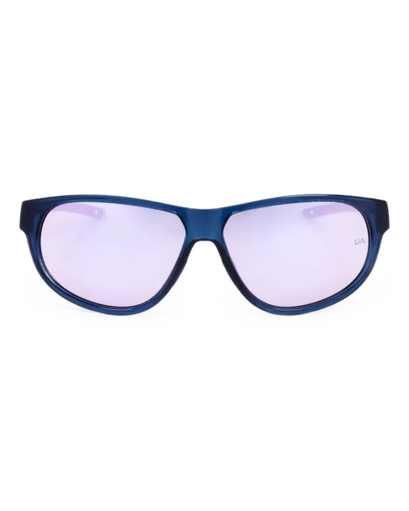 Under Armour AU Intensity Sonnenbrille mit geometrischem Gestell - Blau Blau