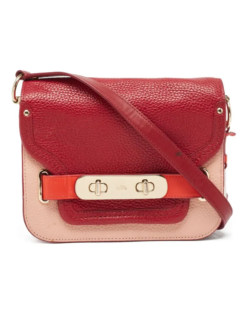 Coach Schultertasche aus Leder - Rosa Rosa