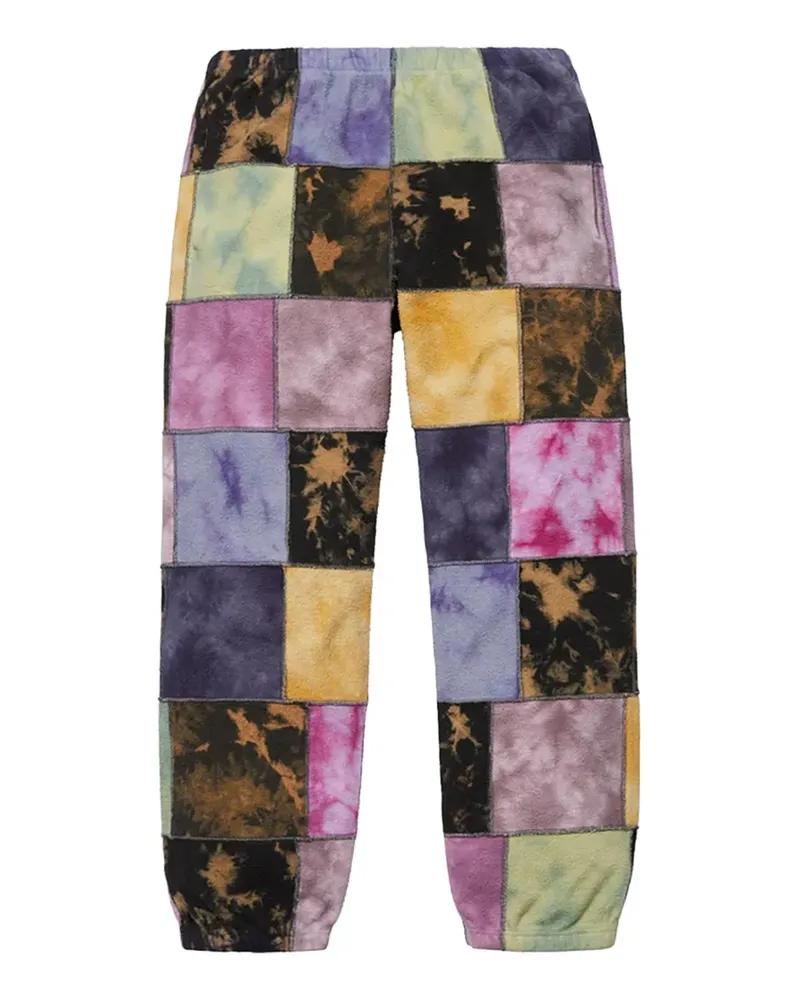 Supreme Being patchwork tie-dye track pants - Violett Violett