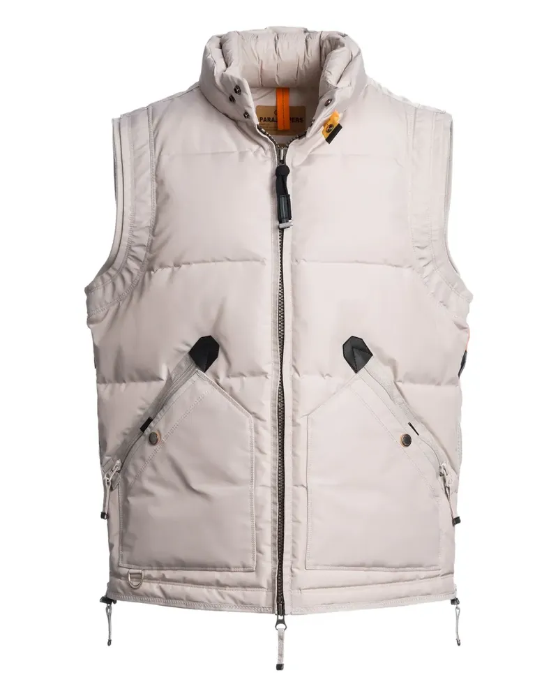 Parajumpers Gesteppte Kobuk Weste mit Taschen - Nude Nude