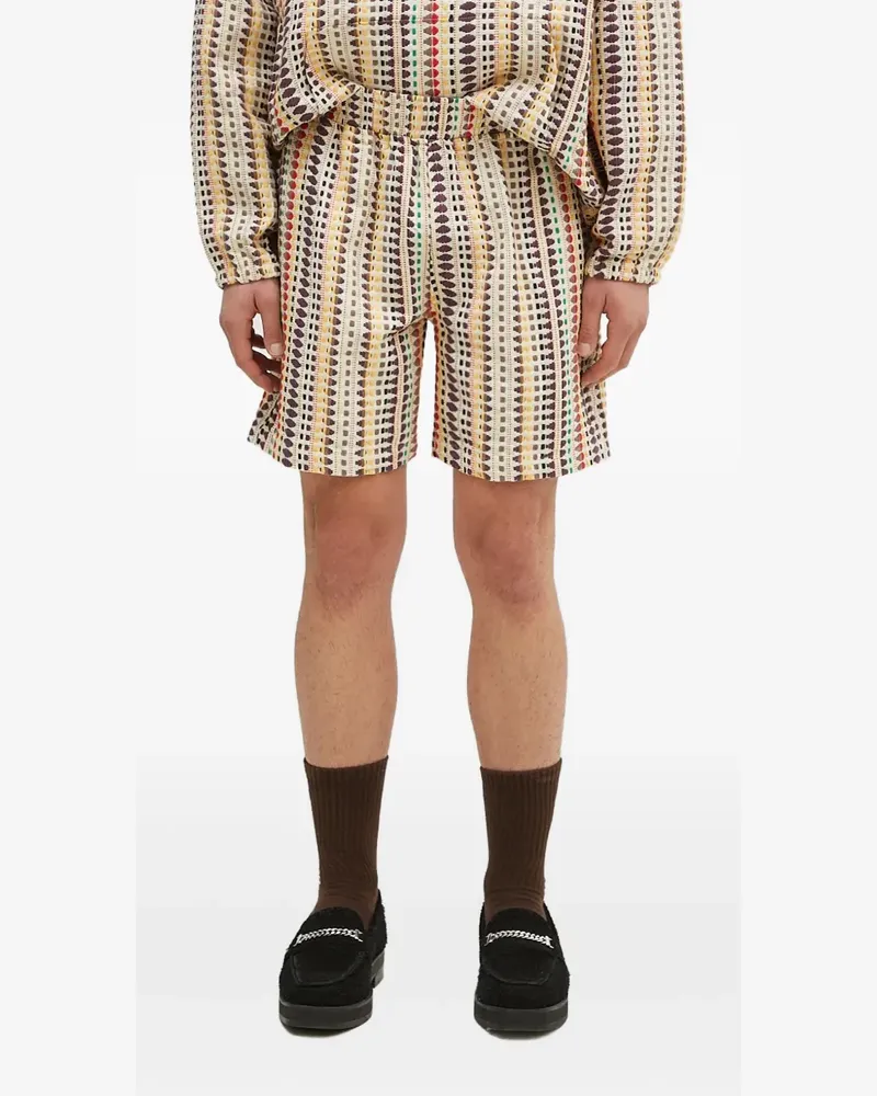 PLEASURES Bermudas mit Stretchbund - Nude Nude