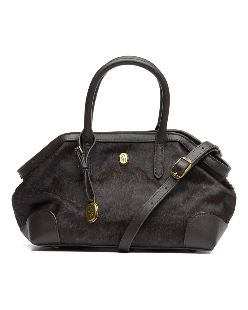 ash Josephine Tote Bag mit Einsätzen aus Kalbshaar - Braun Braun