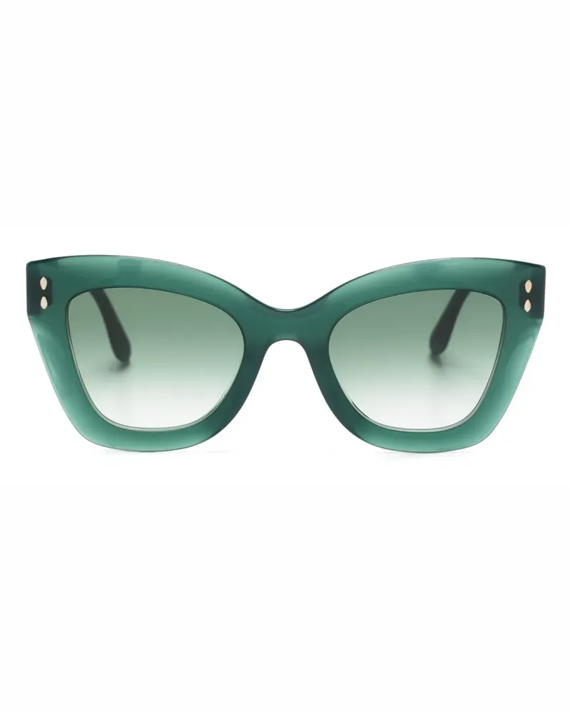 Isabel Marant Sonnenbrille mit Cat-Eye-Gestell - Grün Grün