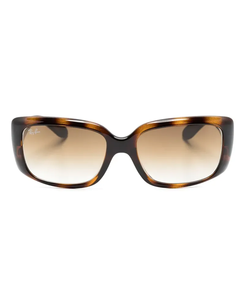 Ray Ban Eckige RB4389 Sonnenbrille - Braun Braun