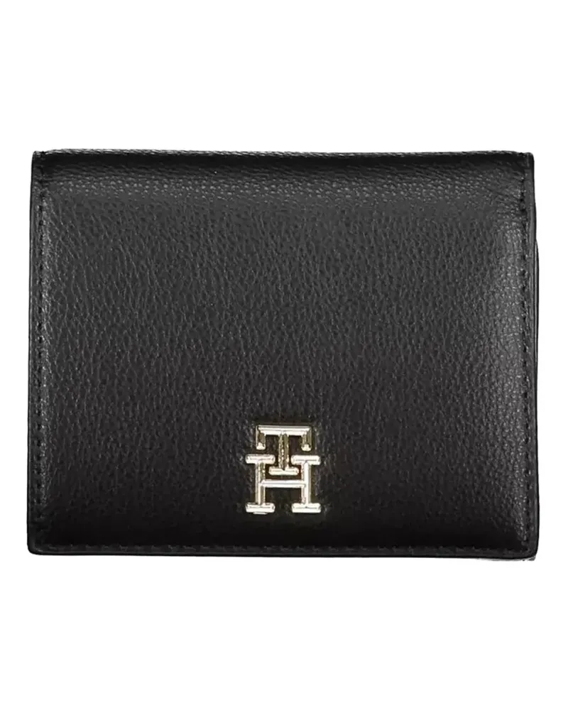 Tommy Hilfiger logo-plaque wallet - Schwarz Schwarz