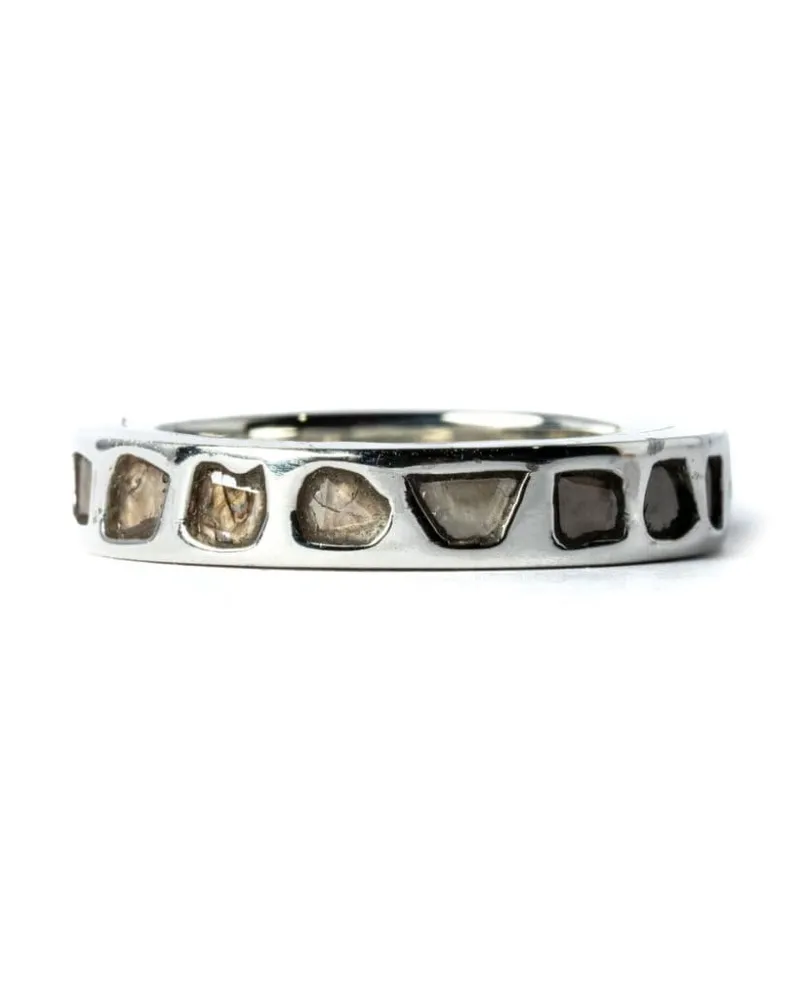 Parts Of Four Sistema Ring aus Sterlingsilber mit Diamanten Silber