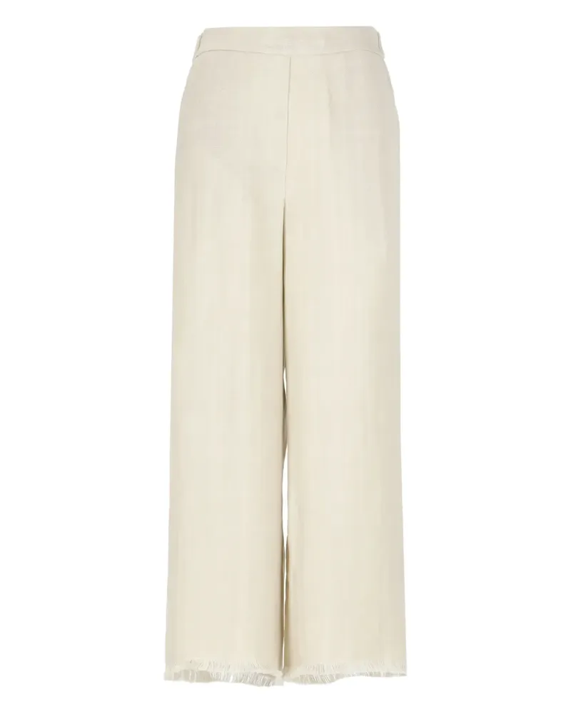 Antonelli Firenze Hose mit ausgefranstem Saum - Nude Nude
