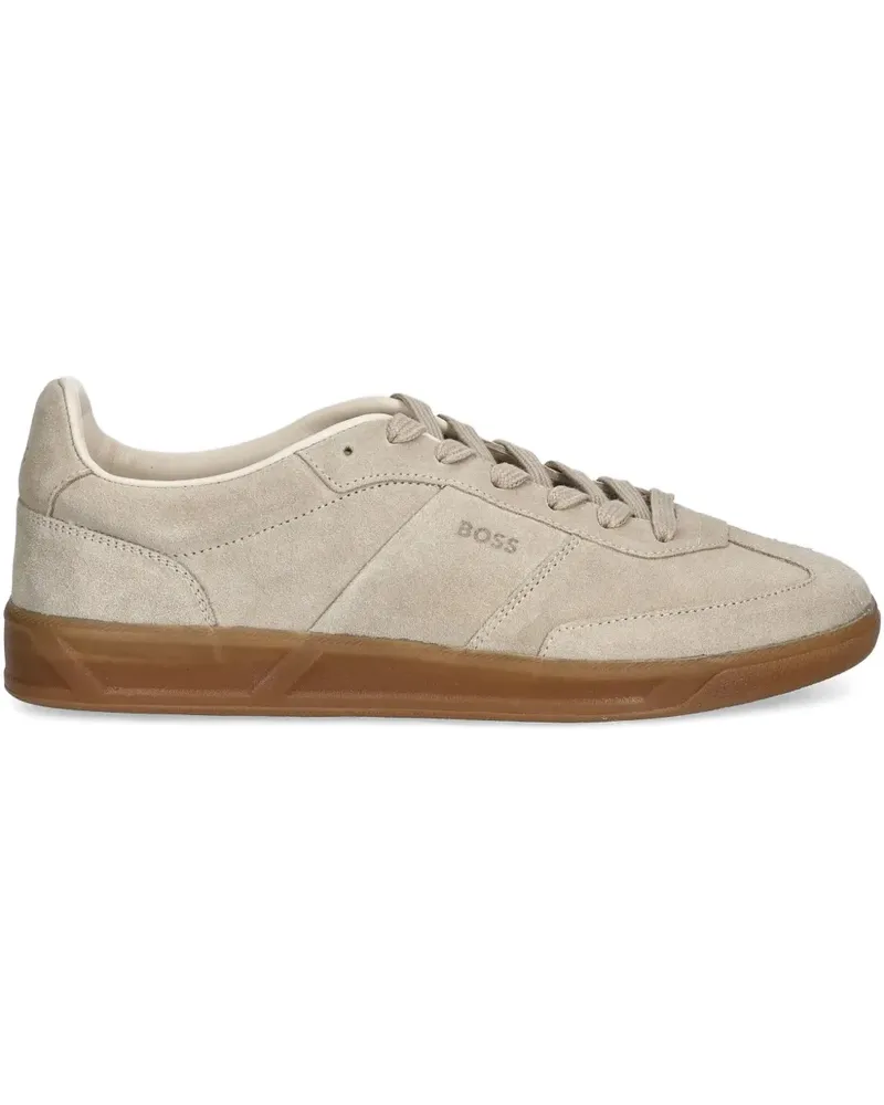 HUGO BOSS Brenta Sneakers aus Wildleder - Nude Nude